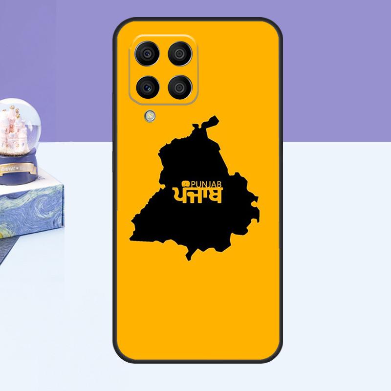 Punjab Map Outline Case For Samsung Galaxy M14 M54 M13 M23 M16 M11 M21 M31 M20 M34 M52 M32 M12 M36 M56 M15 M55