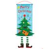 Christmas Hanging Flag Hanging Cloth Ceiling Background Decoration Props Non-Woven