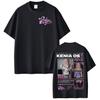 Singer Kenia Os Pink Aura Tour Album Merch Graphic T Shirt Unisex Women Retro Aesthetic TShirts Casual Oversized Short Sleeve Tees