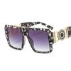 2025 Trendy Oversize Sunglasses Luxury Green PC Frame UV400 Acrylic Lenses Custom Logo Available Brown Pink for Men Women