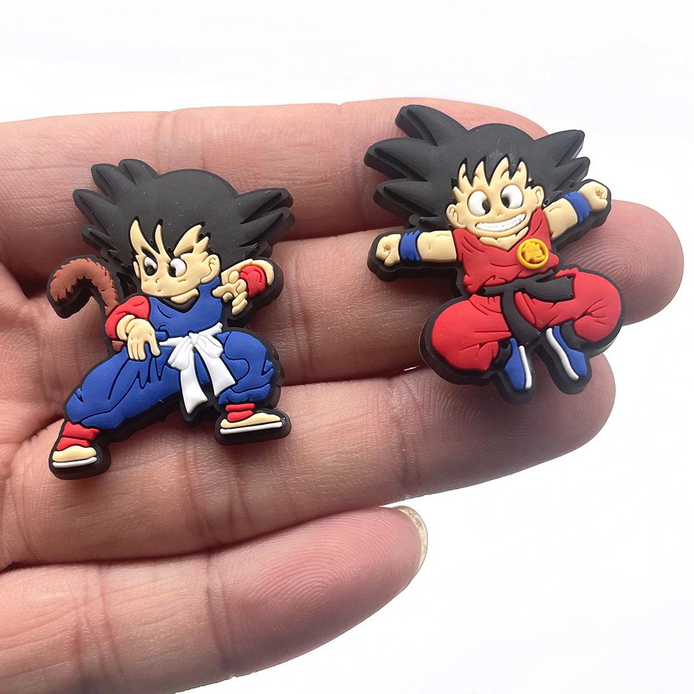 Dragon Ball Series PVC Rubber Clog Shoe Charms – Cartoon Buckles & Ornaments.