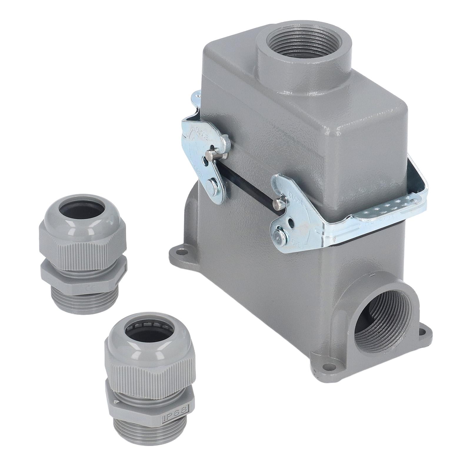 

Надміцний роз єм Прямокутний Водонепроникний Алюмінієвий сплав 16А 500В HDCHE0164PG21