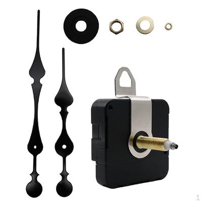 Ersatzteile für Quarz-Wanduhrwerk mit 2 langen Zeigern