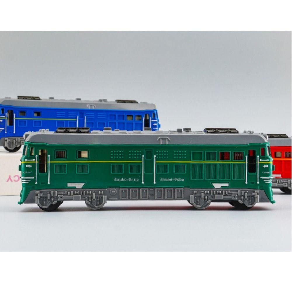 Miniature Inertial Train Model Simulation Scale Train Car Toys Rail Vehicle Toy Boys and Girls