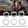 6PCS Aluminum Alloy Bicycle Headset Spacer Front Fork Stem Spacers  Bicycle Accessories