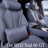 Turned Neck Headrest & Waist Pillow for BYD Seal 06 GT - Memory Cotton Seat Waist Accessory & Automobile Body Kit