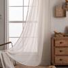Jingga Striped Slub Sheer Curtain