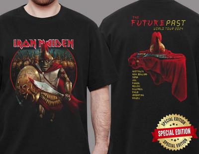Iron Maiden The Future Past 2024 World Tour Alexander The Great Two Sides Print