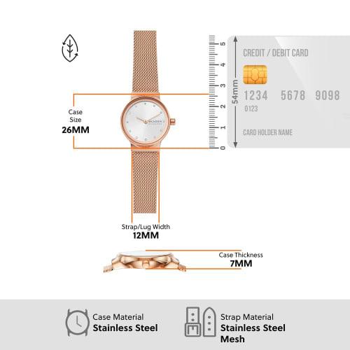 SKAGEN FREJA Mesh Watch for Women (SKW2665)