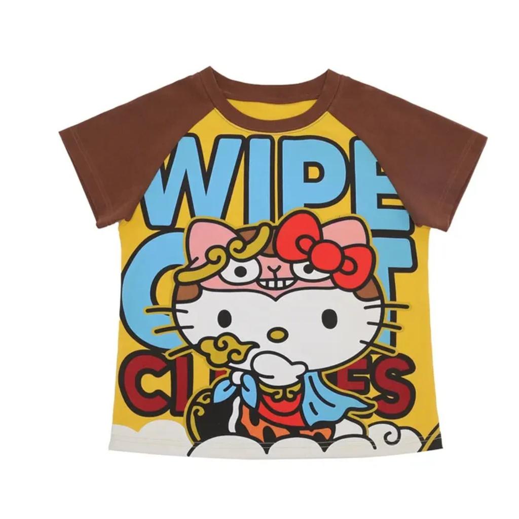 Y2K Neue Anime Mode Kurze Tops Sommer Niedliche T-Shirts Cartoon Bedruckt High Street Gothic Kurze Hottie T-Shirts