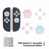 A Set Protective Silicone Thumb Grips Button Caps for Nintendo Switch NS1 NS2 Gaming Accessories