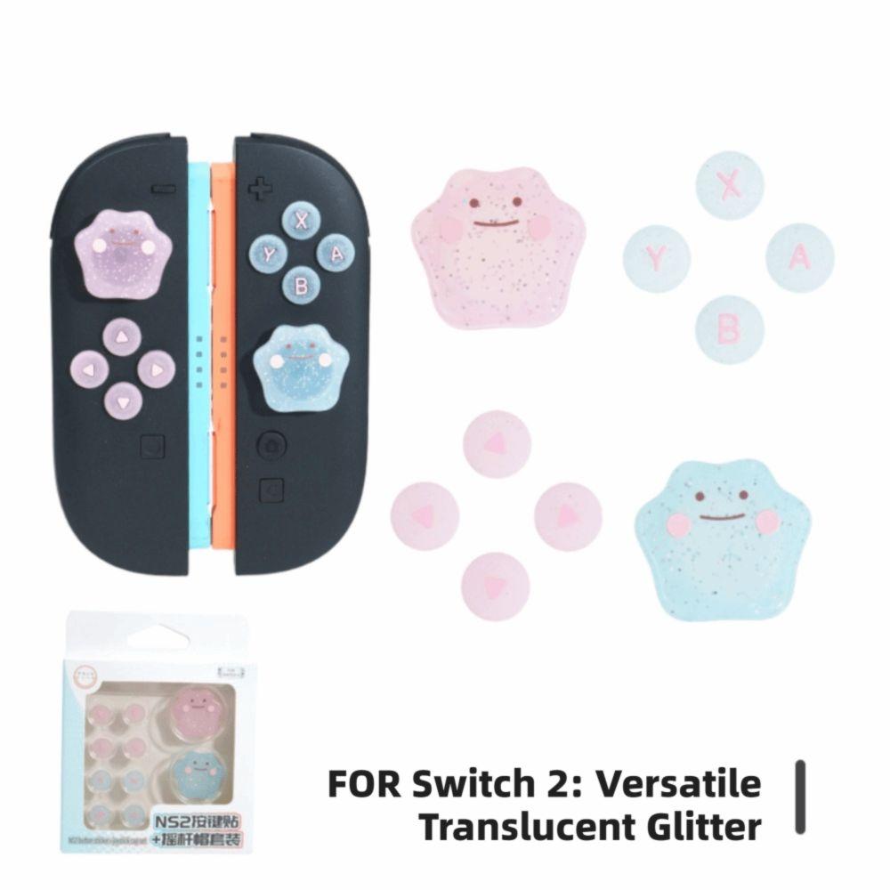 A Set Protective Silicone Thumb Grips Button Caps for Nintendo Switch NS1 NS2 Gaming Accessories