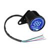 Digital Motorcycle Speedometer, Keenso 12V DC Universal Motorcycle LED Backlight Digital Speedometer Tachometer Speed Gauge Oil Level Meter Voltmeter
