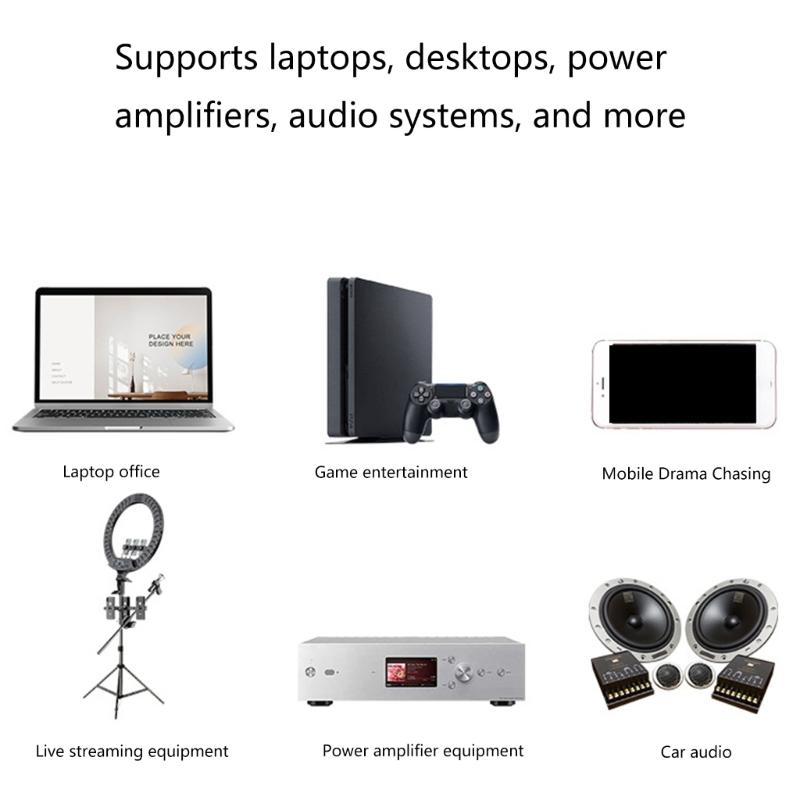Aux Guitar Cable 6.5mm Jack To 3.5mm Audio Cable Splitter Stereo Sound Cord for Laptop, Mixer, Speaker