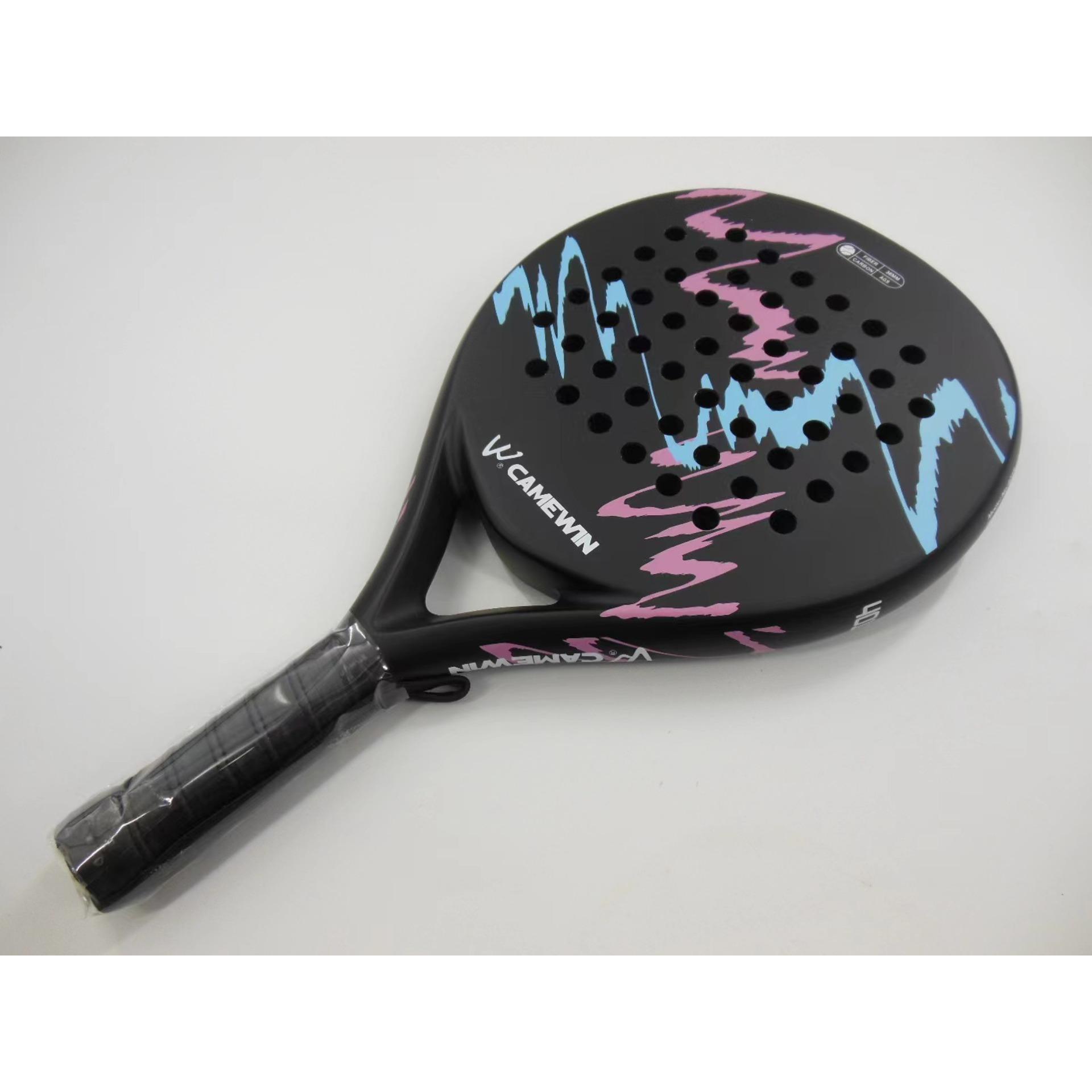 Classic Series Plate Tennis Rackets High Quality Full Carbon Cage Lightweight Durable розовый