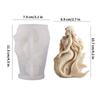 Resin Molds Mermaid Reusable Craft Supplies Table Decor Silicone Candle Molds For Resin Plaster Epoxy Soap Arts & Crafts Table