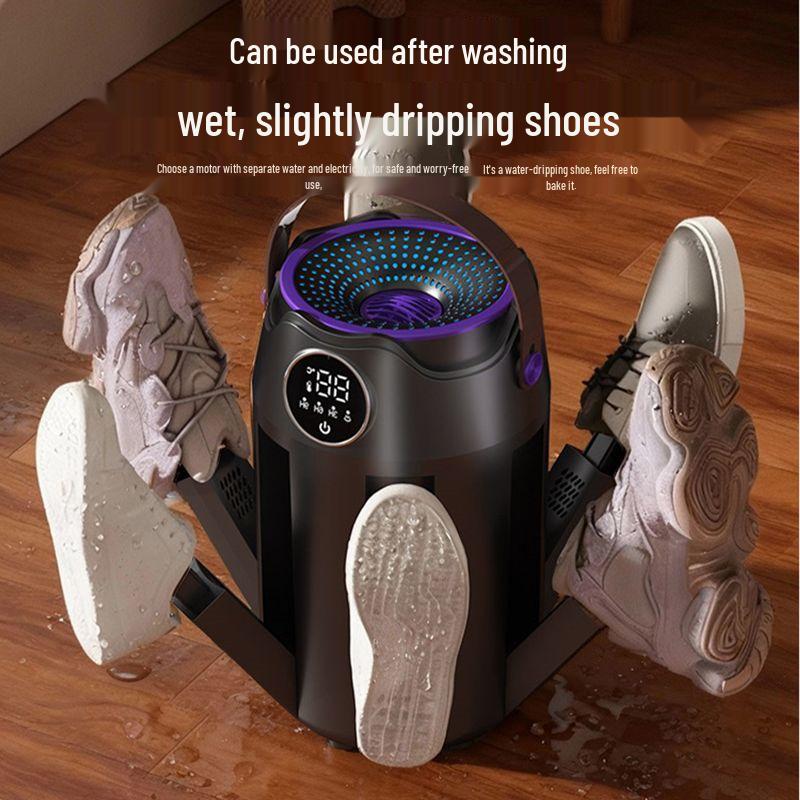 Portable Folding Smart Shoe Dryer with Quick Dry Timer and Deodorizing Sterilization