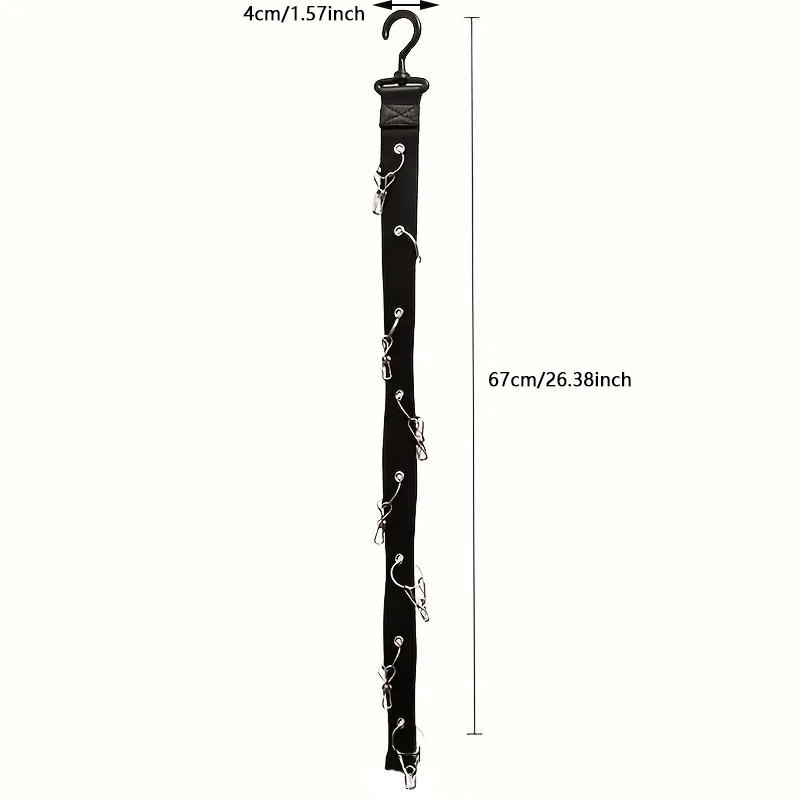 No-Punch Hat Doll Display Strap Adjustable Wall Mounted Hanger for Plush Toys Caps Collectibles Storage