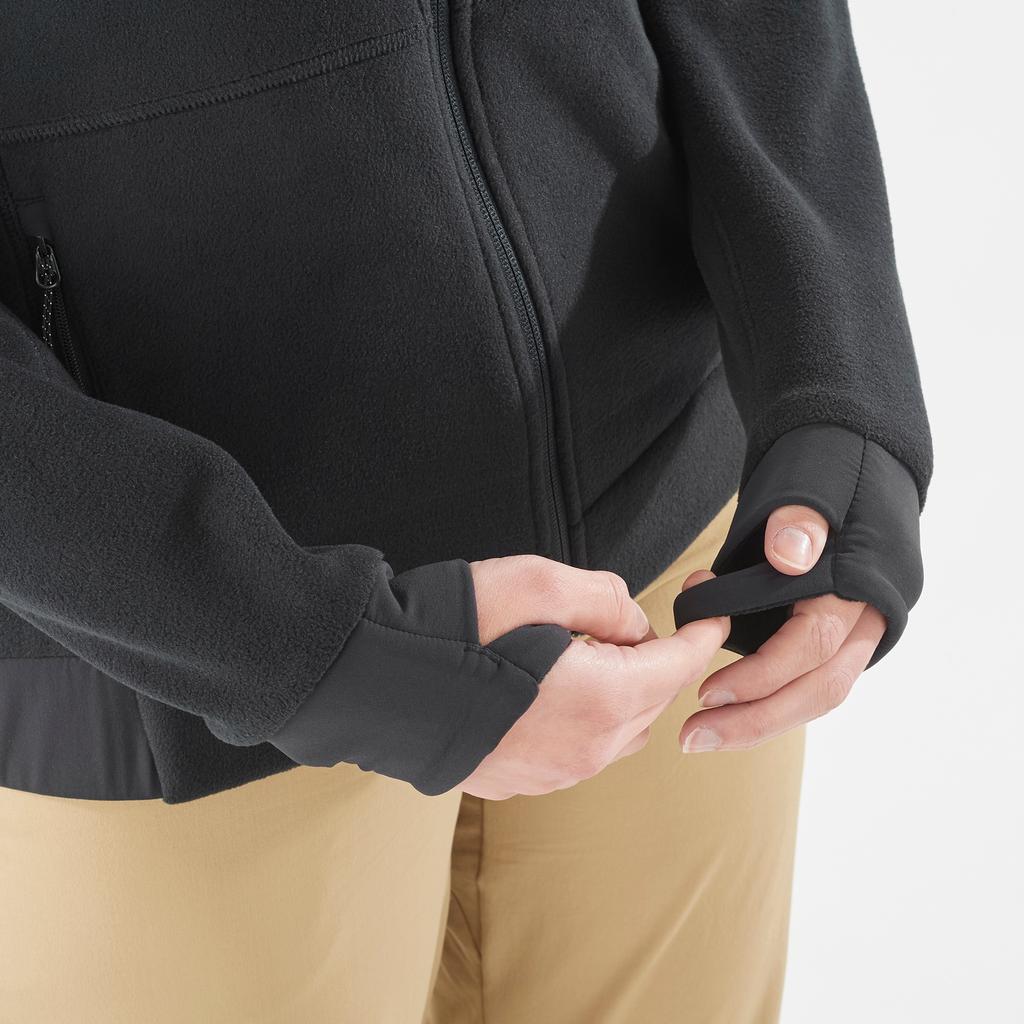 Salomon Essential Micro Outdoor Sports Zip Neck Jacket Women jackets Black LC2115100