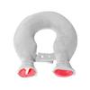 1.8L U-Shaped Hot Water Bottle Neck Shoulder Pain Relief Leak-proof PVC Hot Water Bag with Fleece Cover Hot Cold Therapy Neck Warmer Bag