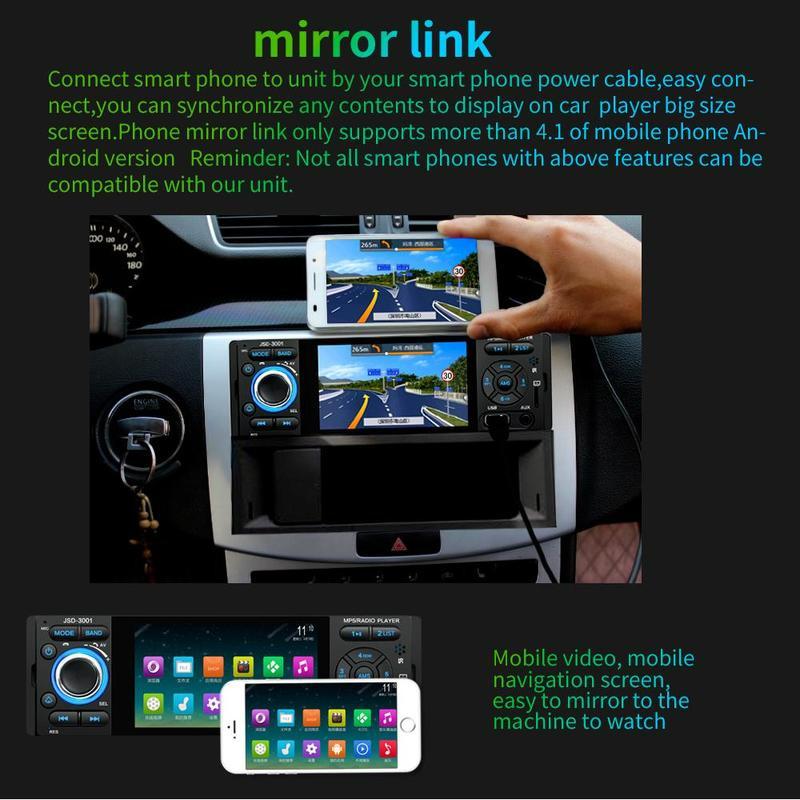 4.1 Inch Touch Screen MP5 Player Car Radio Autoradio Car Multimedia Bluetooth Fm Radio