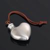 1 Oz Heart Hip Flask Food Grade Stainless Steel Flagon Portable Wine Flask Pendant  Gift