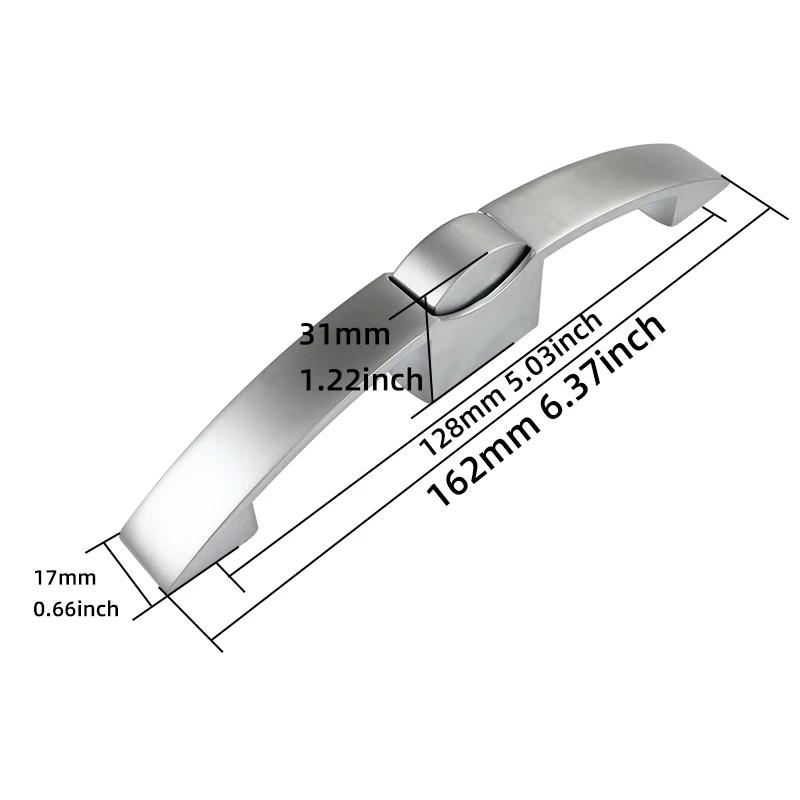 Camper Cabinet Lock – 128mm Hole Distance Push Button Drawer Latch for RV, Caravan, Boat & Home Furniture–Motorhome Storage Lock