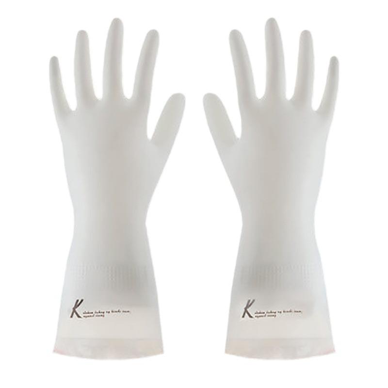 Luvas de borracha nitrílica para lavar louça enviadas aleatoriamente: luvas de limpeza de cozinha duráveis, antiderrapantes e espessadas.