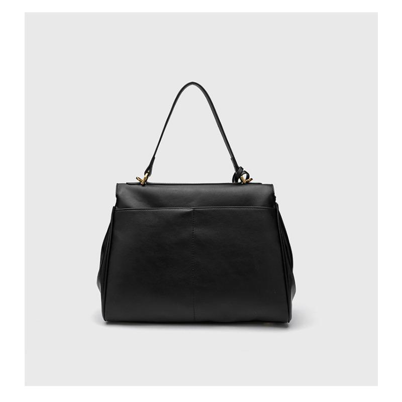 VEZFAA 2025 Taschen Kelly Bag Echtes Leder Damen Tasche Große Kapazität Tragetasche Einzelne Schulter Handtasche Unterarm Große Tasche Weiblich Weiches Leder