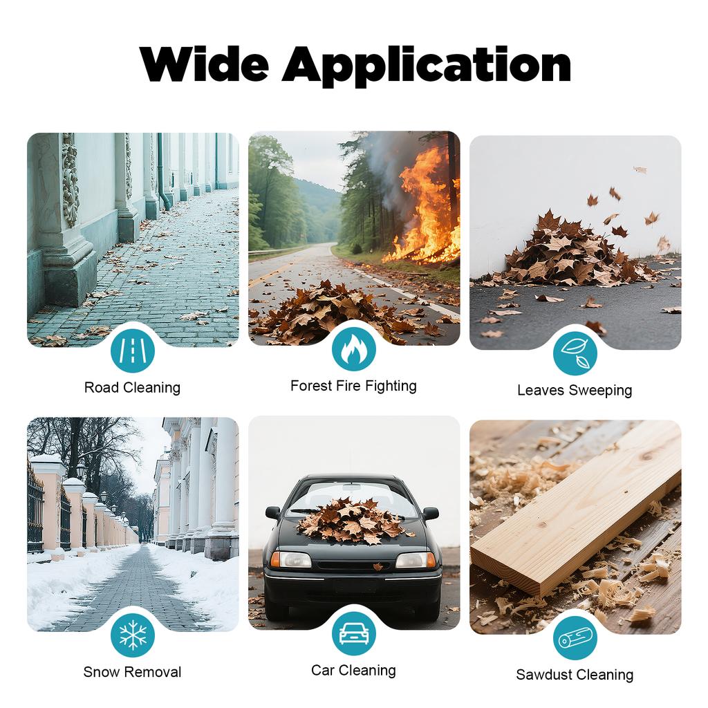 Gasoline Leaf Blower Four Stroke Backpack Blower 52CC Powerful Yard Blower for Garden Lawn Cleaning Leaf Debris Removal Outdoor