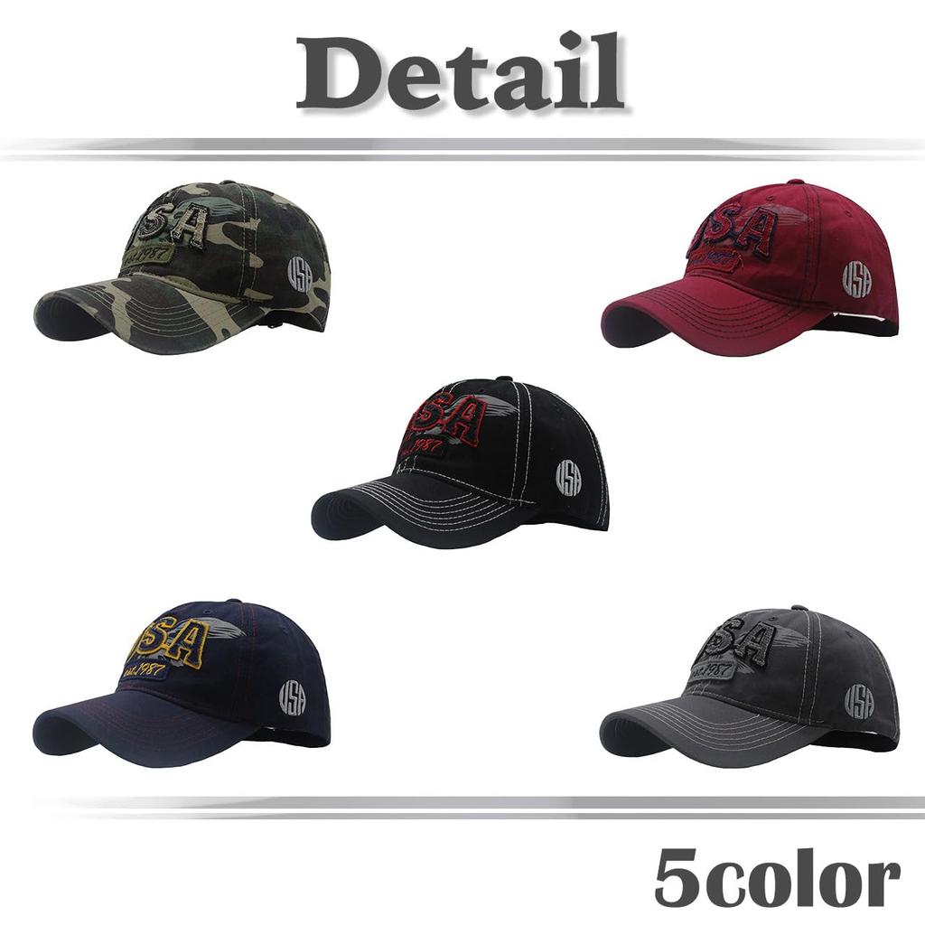 Eagle Cap Hat with English Letters and Cool CZ179 [White Fang] Brim, Logo, Outdoor, Casual, Men's, Women's, (Black)
