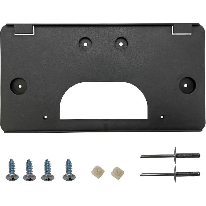 Front Bumper License Plate Frame Bracket Holder Compatible with 2003 2004 2005 2006 2007 GMC Sierra 1500 2500HD 3500HD Replace 15199886,GM1068135