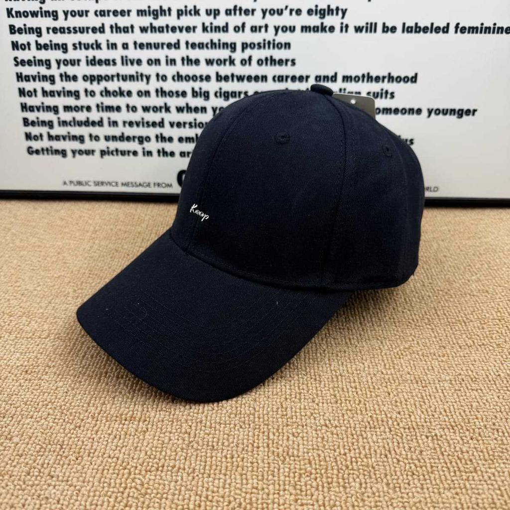 Summer letter embroidered baseball cap soft top versatile cap men's and women's leisure sunshade shows small face