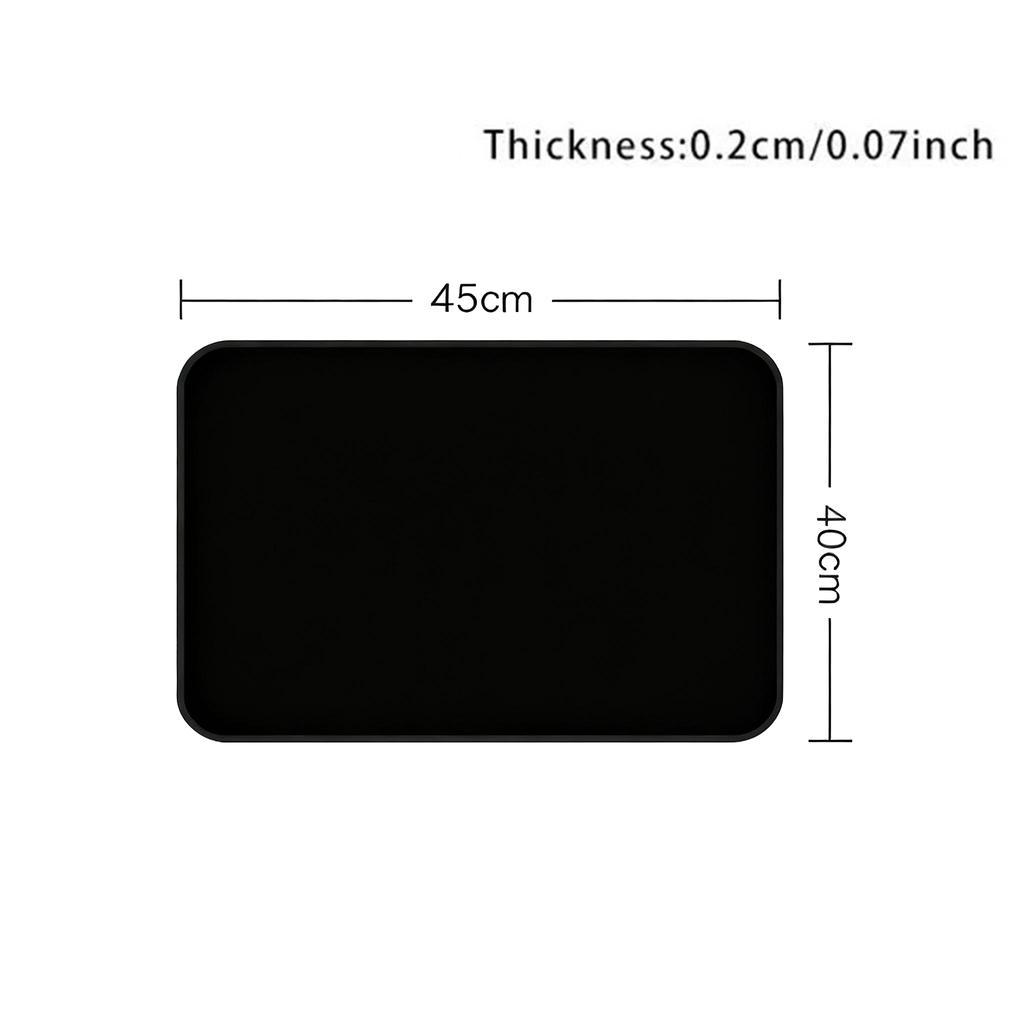 XXL Black Simple Gaming Mouse Pad Large Rubber Base Anti-slip Desk Accessories Mousepad PC Offices Gamer Keyboard Long Table Mat