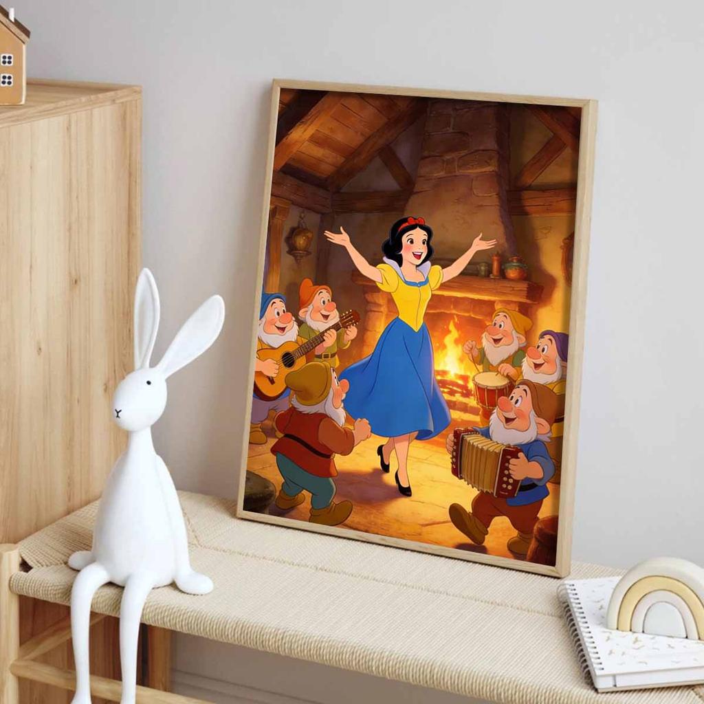 Disney Snow White And The Seven Dwarfs Diamond Paint Mosaic Art Painting Kit Handmade DIY Home Decor