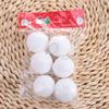 6pcs DIY Christmas Snowballs 4/6/8CM Christmas Hanging Balls  Home Xmas Decor