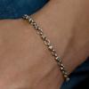 HARANG HR 149B_Silver Skull Chain Bracelet