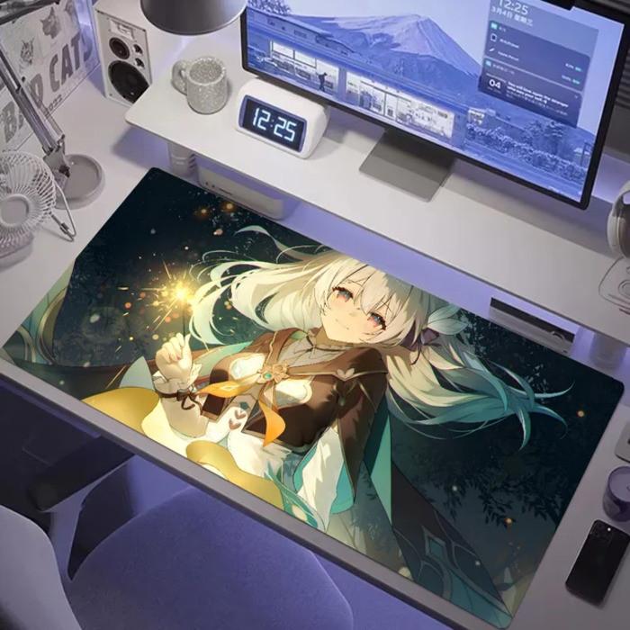 HD Print Honkai Star Rail Firefly Computer Mousepad Mouse Mat Desk Mat With Pad Gaming Accessories Prime Gaming XXL Keyboard Pa