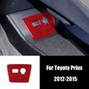 Red Carbon Car Power Output Button Panel Trim Sticker For Toyota Prius 2012-2015