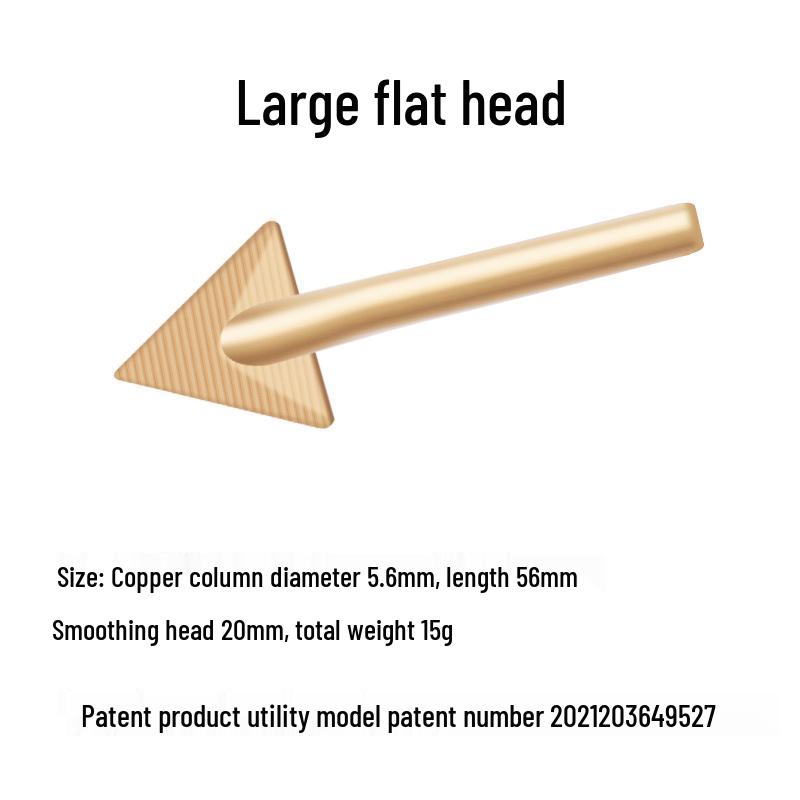 

Паяльник для ремонта пластиковых бамперов с плоским нагревательным треугольным медным наконечником