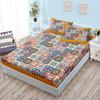 Bohemian Style Sheet Bed Mattress Protector Fashion Bedding Elastic Fitted Sheet Kids Adults Bed Cover Twin Full Queen King Size