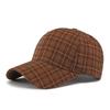 Men's Summer Plaid Baseball Cap Women's Outdoor Sunscreen Hat