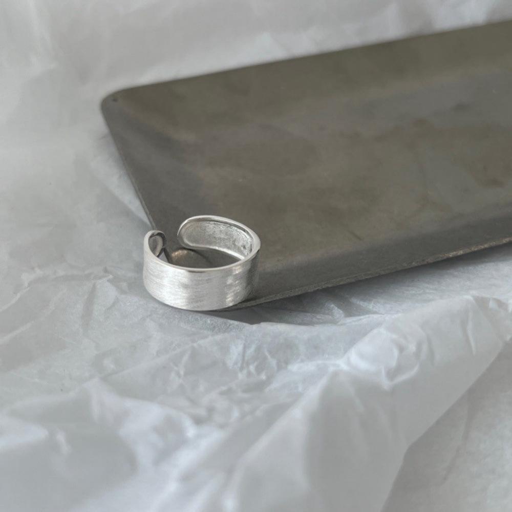 925 Sterlingsilber Damen Offener Bandring - Nicht anlaufend, Vielseitiger kleiner Fingerring, High-End Modedesign