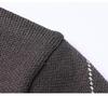 Men's 2025 Autumn/Winter Diamond Jacquard Knit Sweater - Round Neck, Long Sleeve