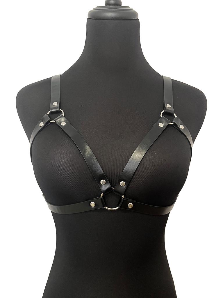 Cintura a Catena Moda Donna Cintura in Pelle per la Vita Pettorina Corsetto Bondage Lingerie Punk Gotico Abbigliamento Accessori Esotici