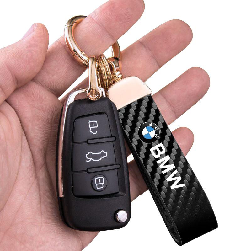 Klíčenka na auto z uhlíkových vláken Zinková slitina Prevence ztráty Klíčenka Pro BMW X1 X2 X3 X5 X4 X6 X7 G30 G20 G32 G11 G12 F40 F30 F20 F10 F34