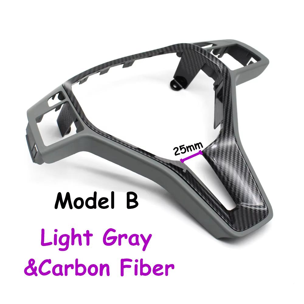 25MM Interior Car Steering Wheel Cover Panel Trim For Mercedes Benz A B C E Class W176 W246 W204 X204 W212 W207 W156 W117