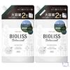 Bioliss Botanical Shampoo Conditioner Refill Set 680mL [Bulk Purchase] & (Deep Moist) (Large Capacity, + 680mL)