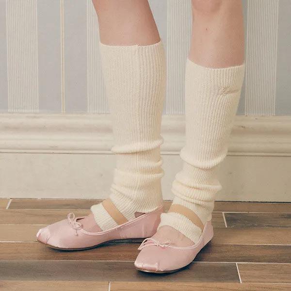 ROLA KNIT LEG WARMER IVORY