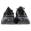 Salvatore Ferragamo RaInTop Low Top Sneakers In Black Mixed Media Black